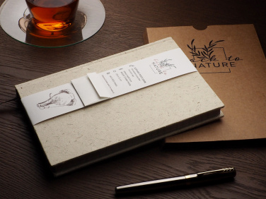 Logo trade promotional gifts picture of: Recycled Elephant Poo Notebook 209734400