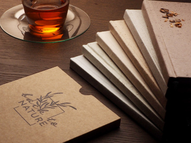 Logo trade promotional products image of: Recycled Hemp Notebook 209734300