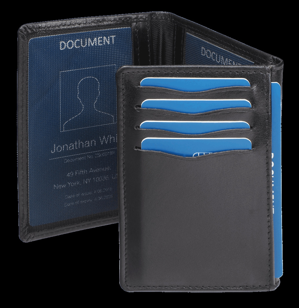 Logo trade promotional merchandise image of: RFID document wallet 20501300