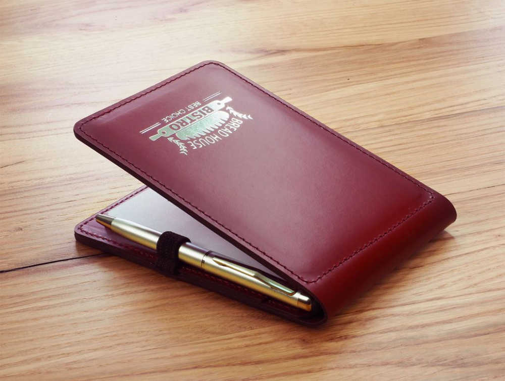 Logo trade promotional gifts picture of: Waiter notepad 1102094
