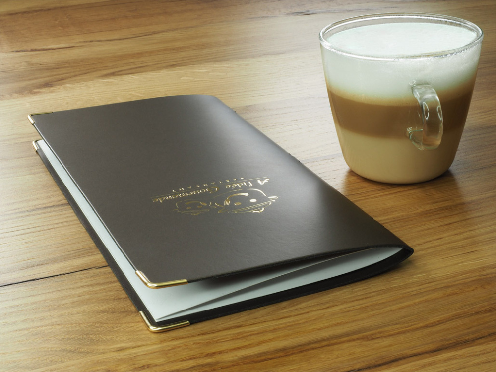 Logo trade promotional merchandise image of: Menu cover Ambiente 1182094