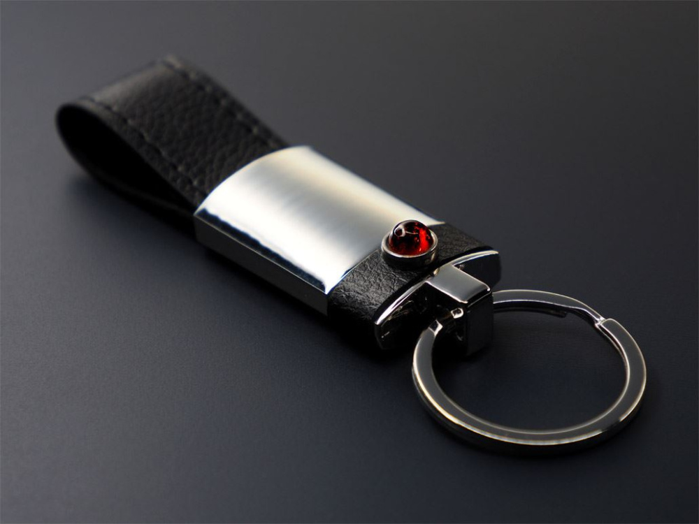 Logo trade promotional products picture of: Amber Keyring  1291095