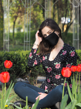 Logotrade promotional giveaway picture of: MARS cotton mask (size M) 1379165