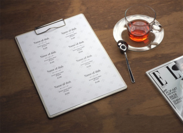 Logo trade promotional products image of: Clipboard menu 1122119