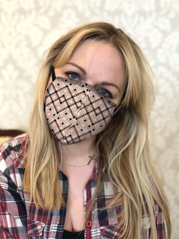 Logo trade advertising products image of: ZEFIR cotton face mask 1400165