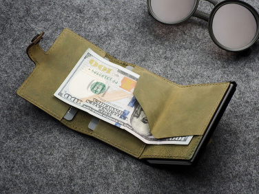 Logo trade promotional giveaway photo of: RFID wallet - Hunter Leather 2109284