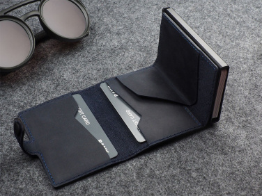 Logo trade corporate gifts image of: RFID wallet - Hunter Leather 2109284