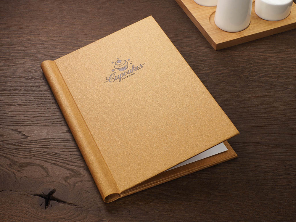 Logo trade promotional giveaway photo of: Menu cover 1789280