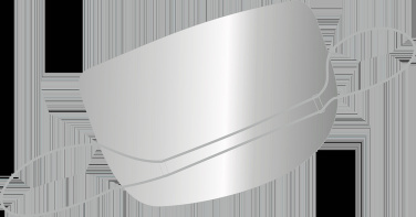 Logotrade promotional gift image of: ATENA clear face shield-mask for mouth and nose 1461162