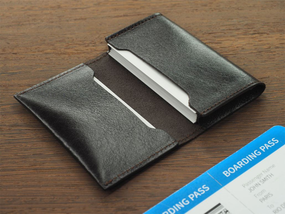 Logo trade advertising products picture of: Business card holder 1166067