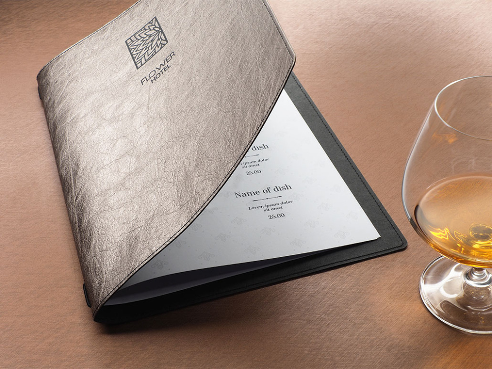 Logo trade promotional gifts image of: Menu cover Ambiente 1181265