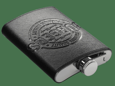 Logo trade promotional giveaways picture of: Hip flask 425113
