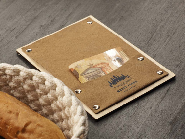 Logo trade promotional gifts image of: Bill holder 1053121