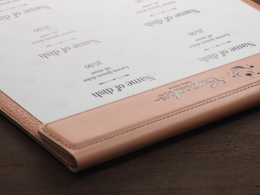 Logo trade promotional products image of: Menu cover 1241281