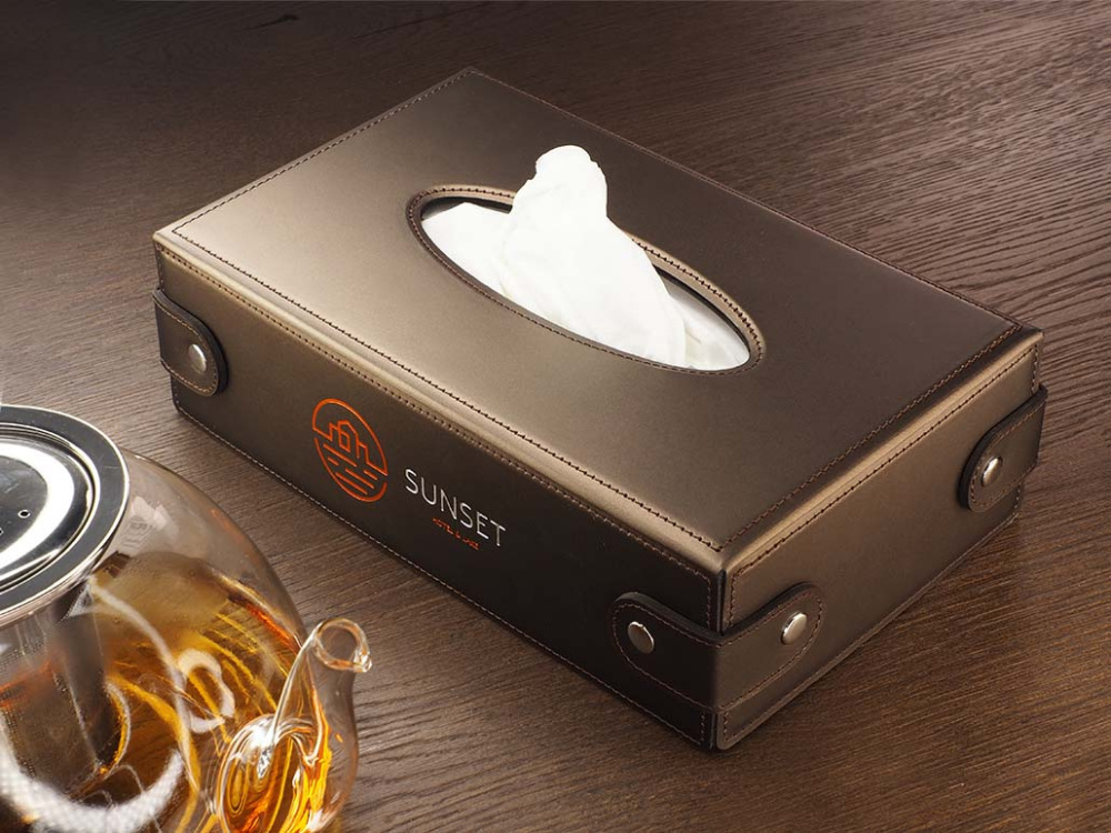Logo trade promotional gifts picture of: Tissue box 1673094