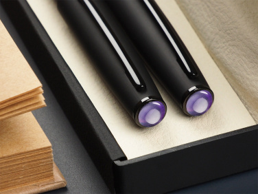Logo trade promotional items image of: Amethyst Pen set  1288036