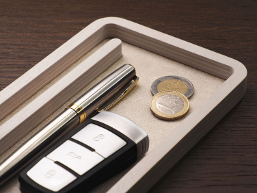 Logo trade promotional giveaway photo of: Wooden desk organiser 1818121
