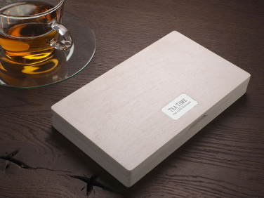 Logo trade promotional items image of: Wooden bill box 1816121