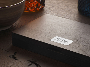 Logo trade corporate gifts image of: Wooden bill box 1816121