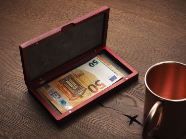 Logotrade promotional item picture of: Wooden bill box 1816121