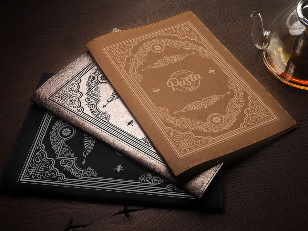 Logo trade promotional merchandise picture of: Menu cover Ambiente 1178296