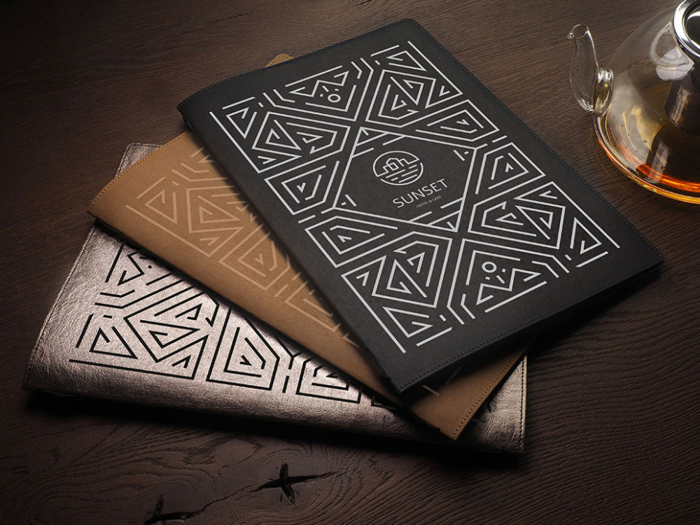 Logo trade promotional products image of: Menu cover Ambiente 1178302