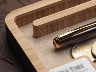Logo trade promotional products picture of: Wooden desk organiser 1818292