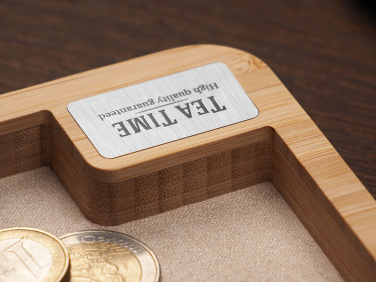 Logo trade advertising products image of: Wooden desk organiser 1818292