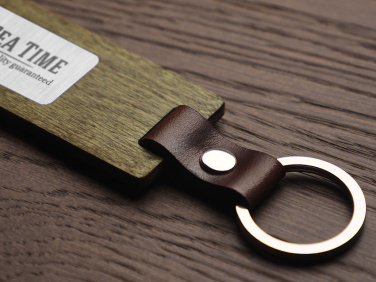 Logotrade promotional gift image of: Wooden keyring 1853121