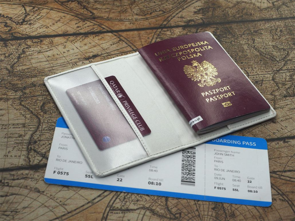 Logotrade promotional product image of: Passport case 209119