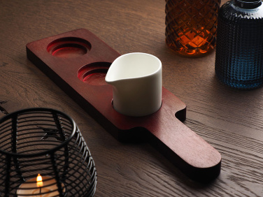 Logo trade promotional products image of: Wooden 3 Shot Serving Board 1863121