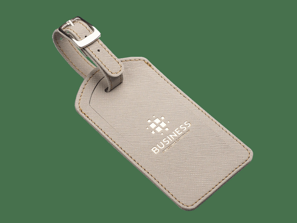 Logo trade corporate gifts image of: Luggage tag 1155113