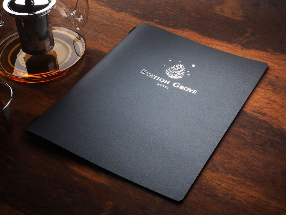 Logo trade promotional merchandise picture of: Menu cover 1959319