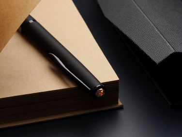 Logo trade business gift photo of: Ball pen with AMBER stone 2070036