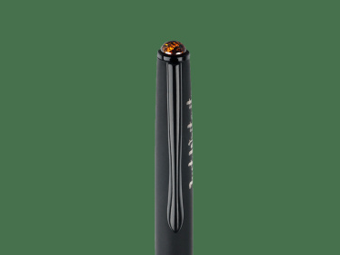 Logo trade promotional merchandise picture of: Ball pen with AMBER stone 2070036