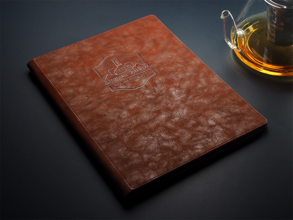 Logo trade promotional giveaways picture of: Menu cover Fine Dining Pro 2013325