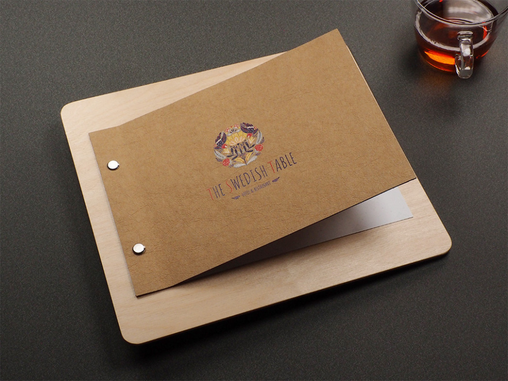 Logo trade promotional gift photo of: Menu cover 1211121