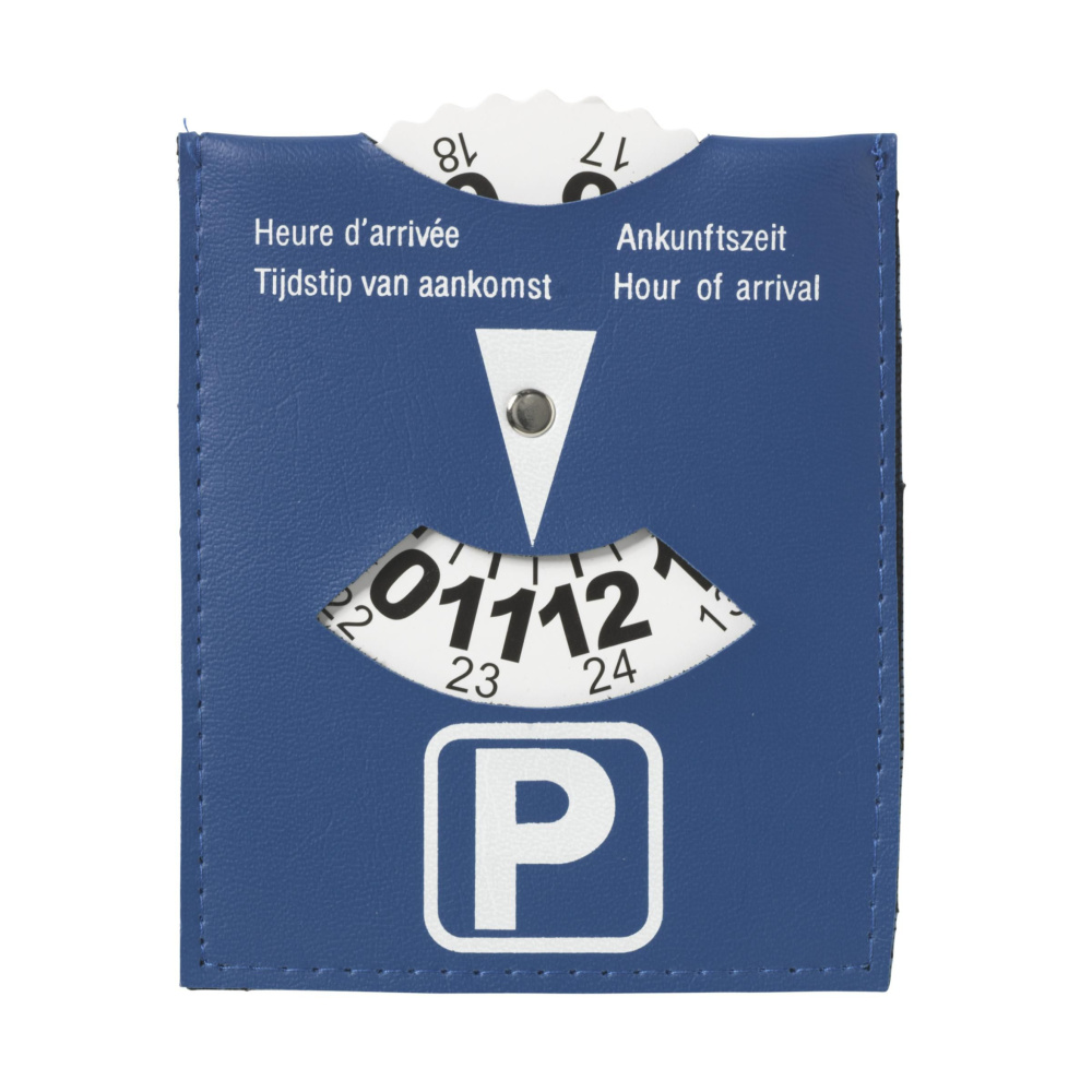 Logo trade business gifts image of: EuroNorm parking disk