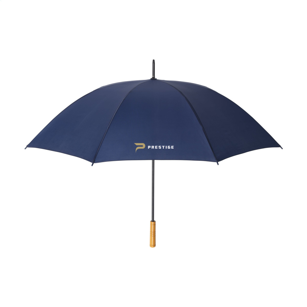 Logo trade promotional gift photo of: BlueStorm RCS RPET umbrella 30 inch