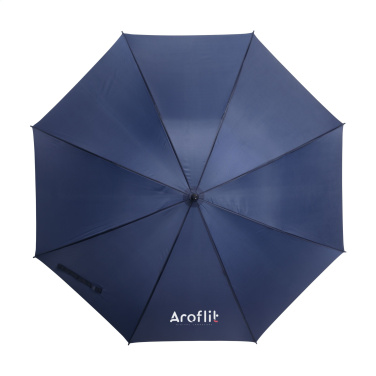 Logo trade promotional gifts image of: BlueStorm RCS RPET umbrella 30 inch
