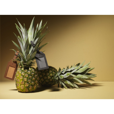 Logo trade promotional product photo of: Vegan Pineapple Leather Luggage Tag