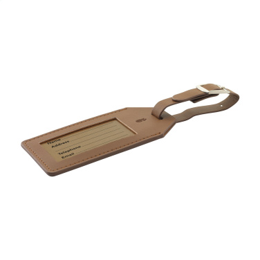 Logo trade promotional gifts image of: Vegan Pineapple Leather Luggage Tag