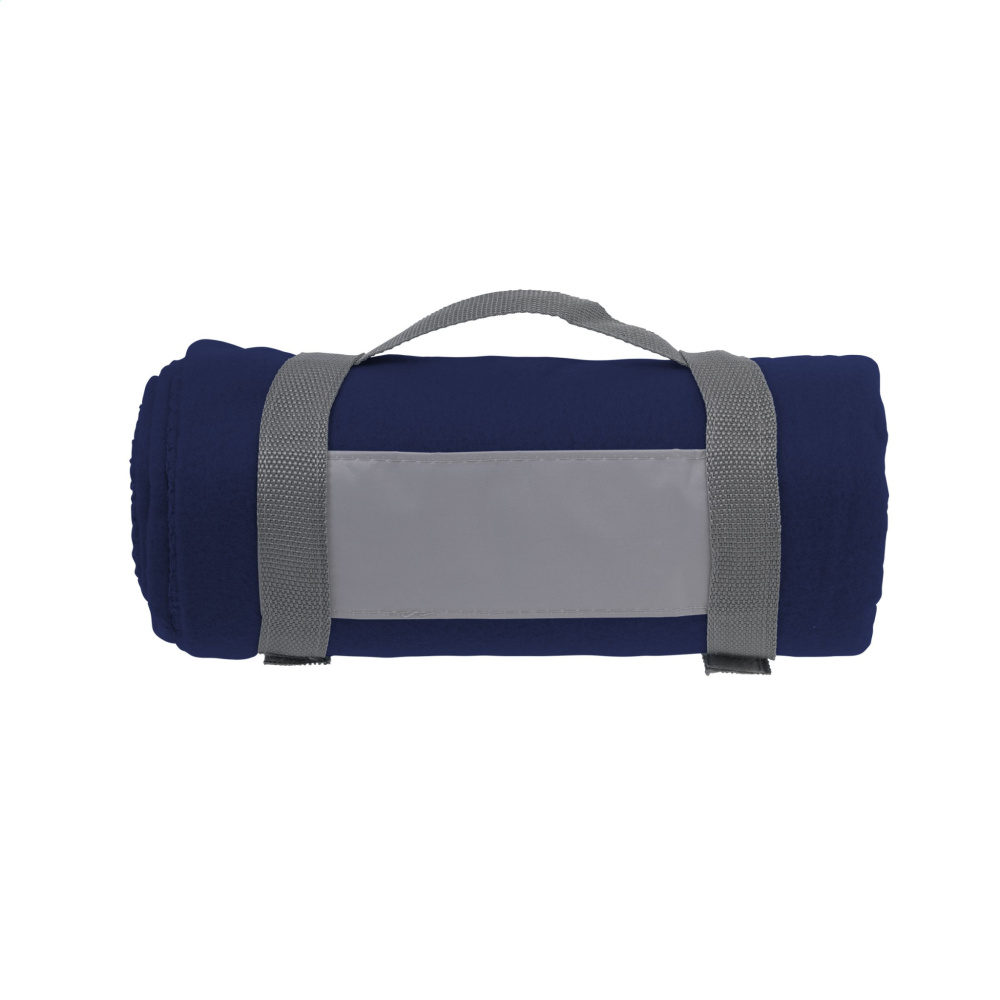 Logo trade business gifts image of: SuperSoft (180 g/m²) fleece blanket