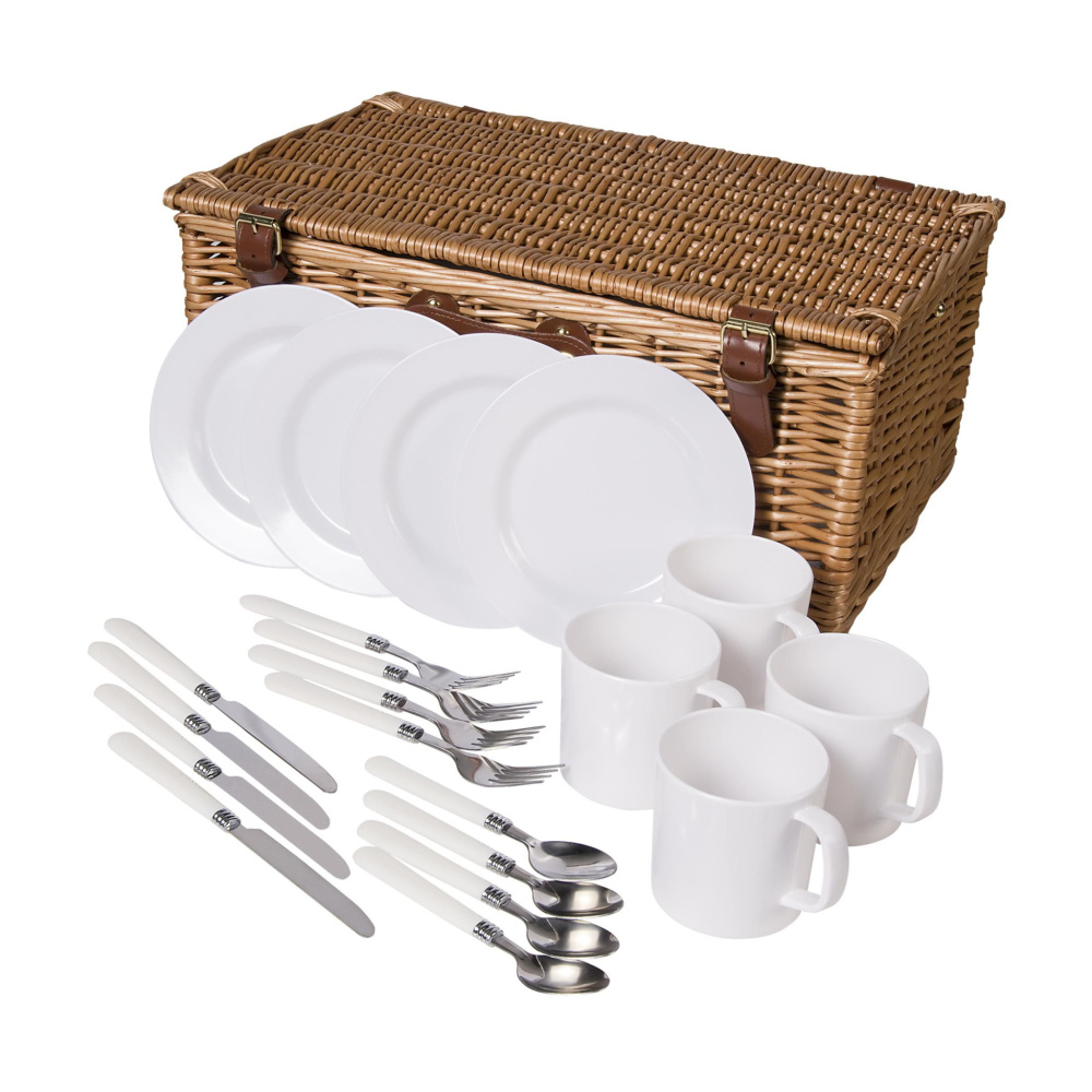 Logo trade promotional product photo of: QualityTime picnic basket