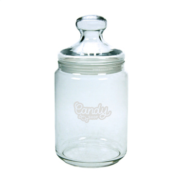 Logo trade promotional item photo of: Dolci Candy jar 1 L