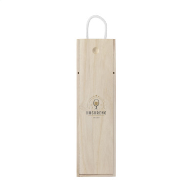 Logo trade advertising products picture of: WineWood wine box