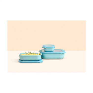 Logo trade promotional products image of: Mepal Cirqula multi use rectangular bowl 1 L lunchbox