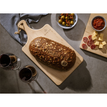 Logo trade business gifts image of: Alder Wood Cutting Board Handle