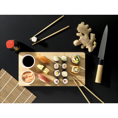 Logotrade promotional products photo of: Temaki Bamboo Sushi Tray gift set
