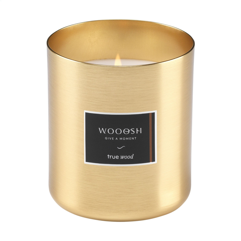 Logo trade advertising products image of: Wooosh Scented Candle True Wood